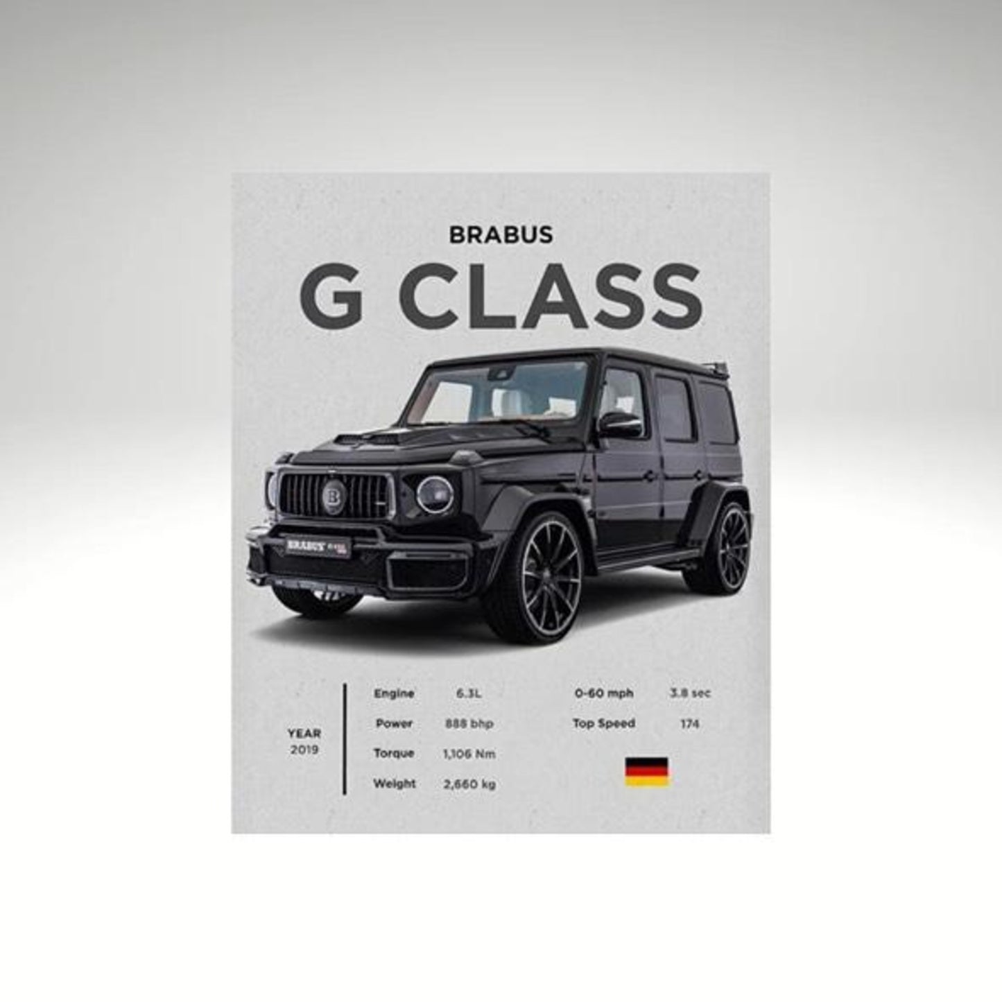 G-Class Adhesive Peel-Off Poster Adhesive Peel-Off Poste